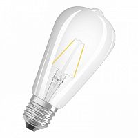 светодиодная лампа PARATHOM CL Edison,филаментная, 2,5W (замена 25Вт), теплый белый свет, прозрачная | код. 4052899962125 | OSRAM